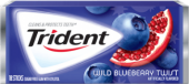 Жевательная резинка Trident Blueberry Twist, США