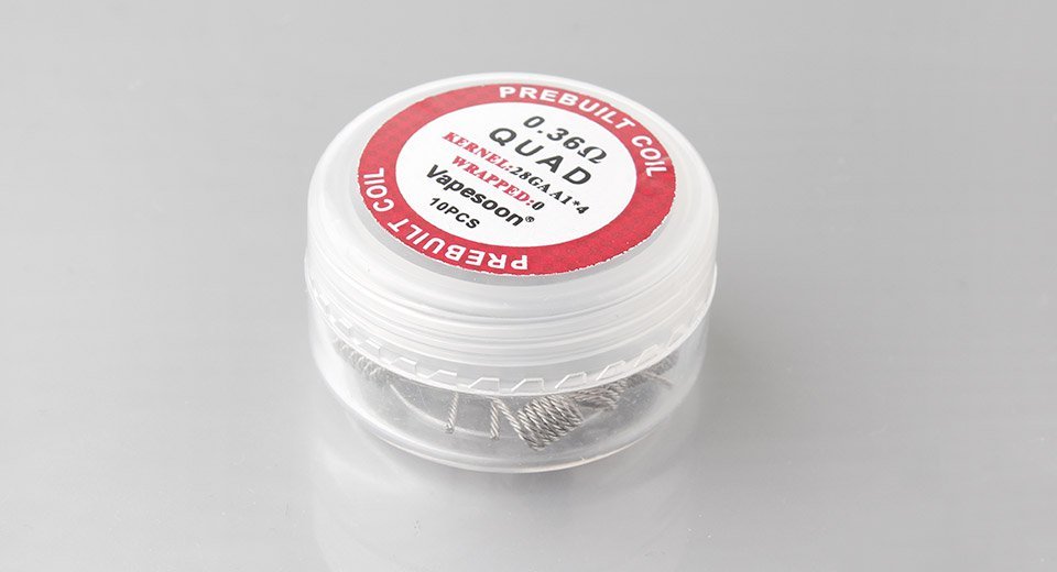 Vapesoon QUAD Coil (28 AWG)*4 (0.36Ohm)
