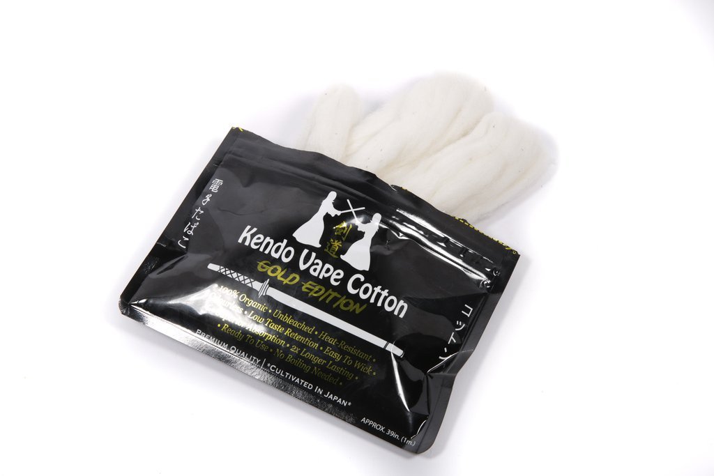 kendo vape cotton gold edition
