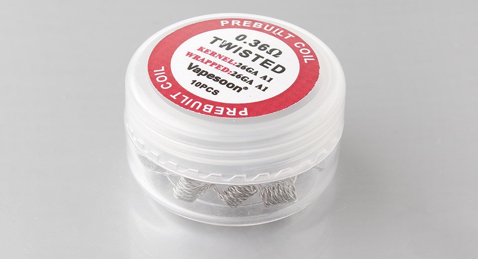 Vapesoon TWISTED Coil (26 AWG)*2 (0.36Ohm)