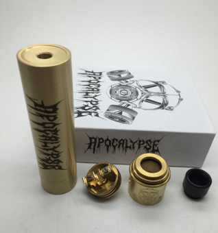 Apocalypse gen 2 Starter Kit with apocalypse gen 2 Mechanical Vape Mod and RDA Atomizer Vaporizer kit