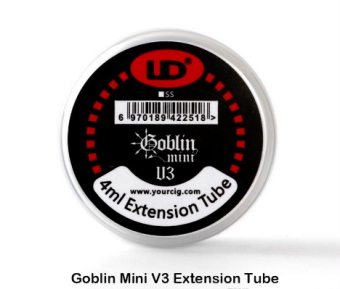 UD Goblin mini V3 Extension tube for Goblin Mini V3 RTA Atomizer UD Goblin mini V3 Extension tube for Goblin Mini V3 RTA Atomizer