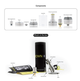 Uwell Crown 2 Sub Ohm Tank Uwell Crown 2 Sub Ohm Tank